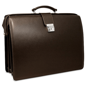 Jack Georges classic brown briefbag