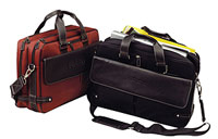 Nylon and Leather Computer Brief